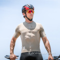 Jersey à manches courtes de base pro de base pour hommes